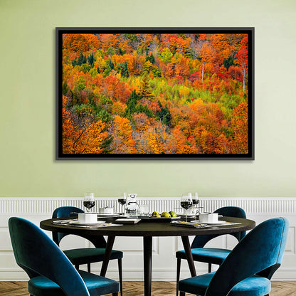 Vermont Autumn Mountain Forest Wall Art