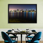 Oakland Skyline Over Lake Merritt Wall Art