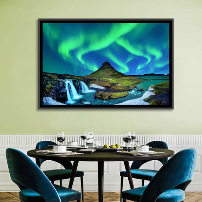 Kirkjufell Northern Lights Wall Art