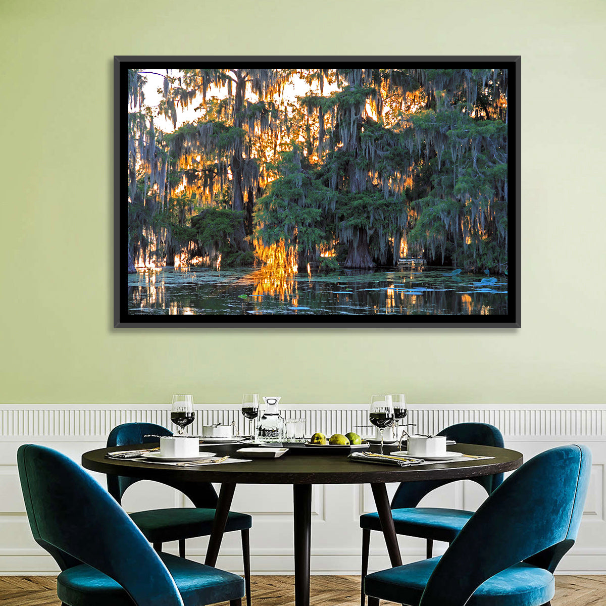 Lake Martin Cypress Reflection Wall Art