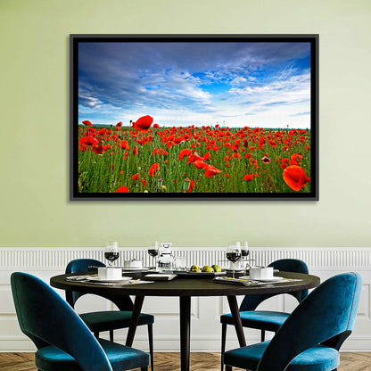 Red Poppy Field Wall Art