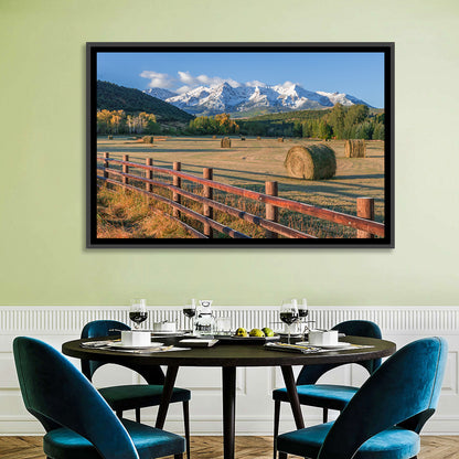 Colorado Hay Bales Wall Art