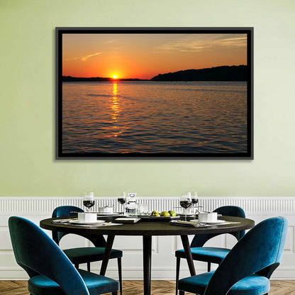 Mississippi River Sunset Wall Art