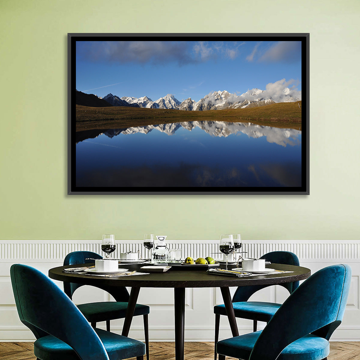 Svaneti Lake Reflection Wall Art