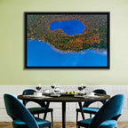 Autumn Forest Lake Wall Art