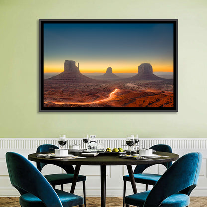 Monument Valley Golden Horizon Wall Art