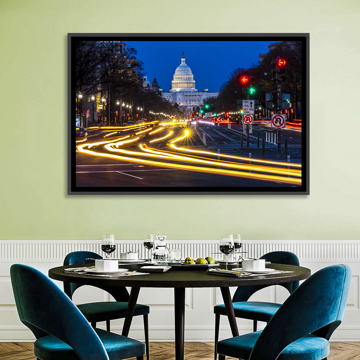 Pennsylvania Avenue at Dusk Wall Art