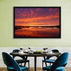 Louisiana Wetland Sunset Wall Art