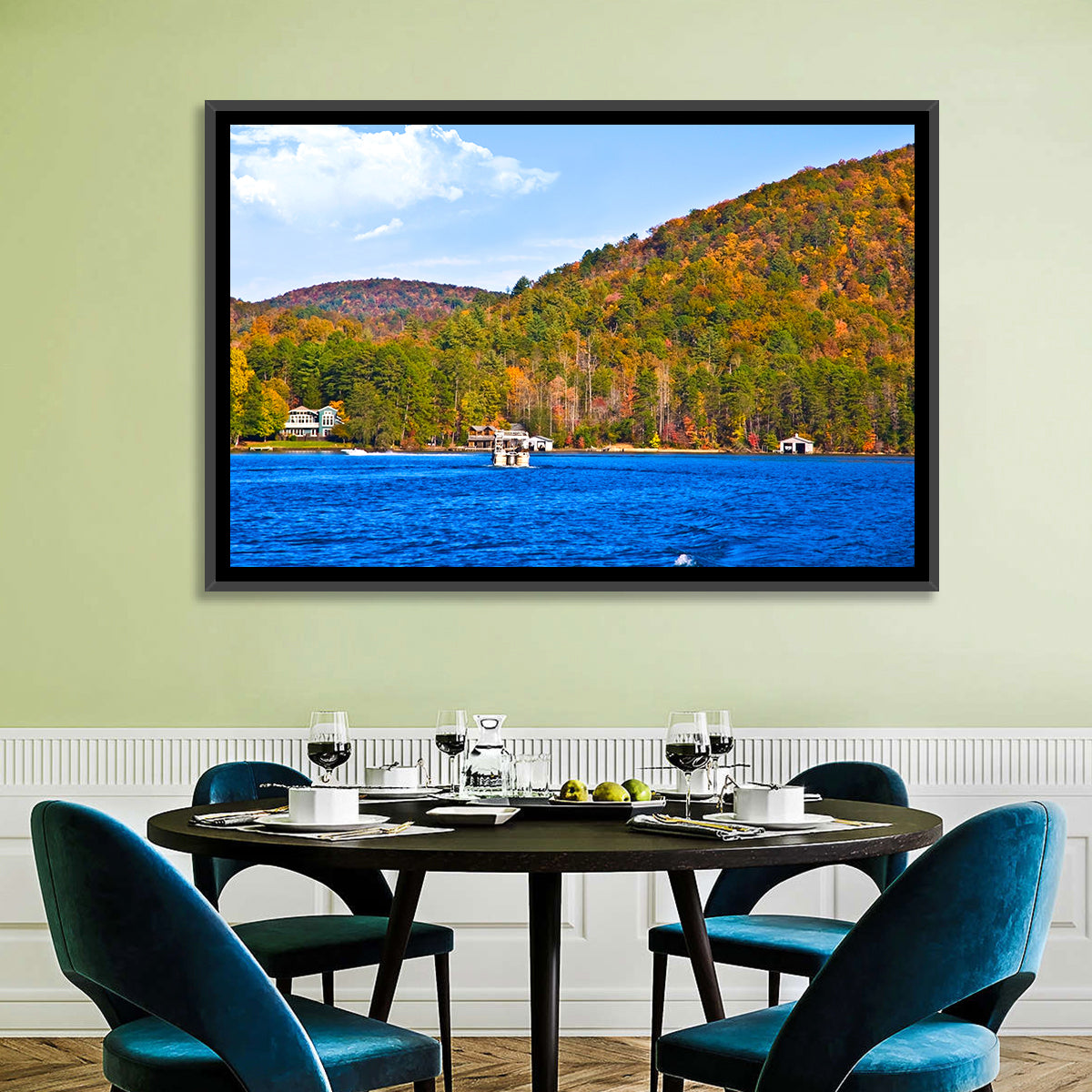 Lake Burton Autumn View Wall Art