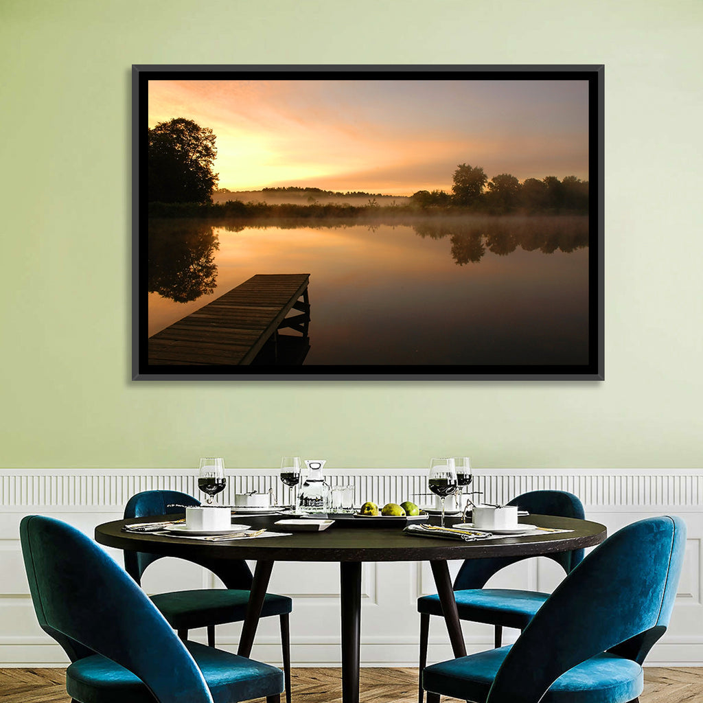 Golden Morning Pier Wall Art
