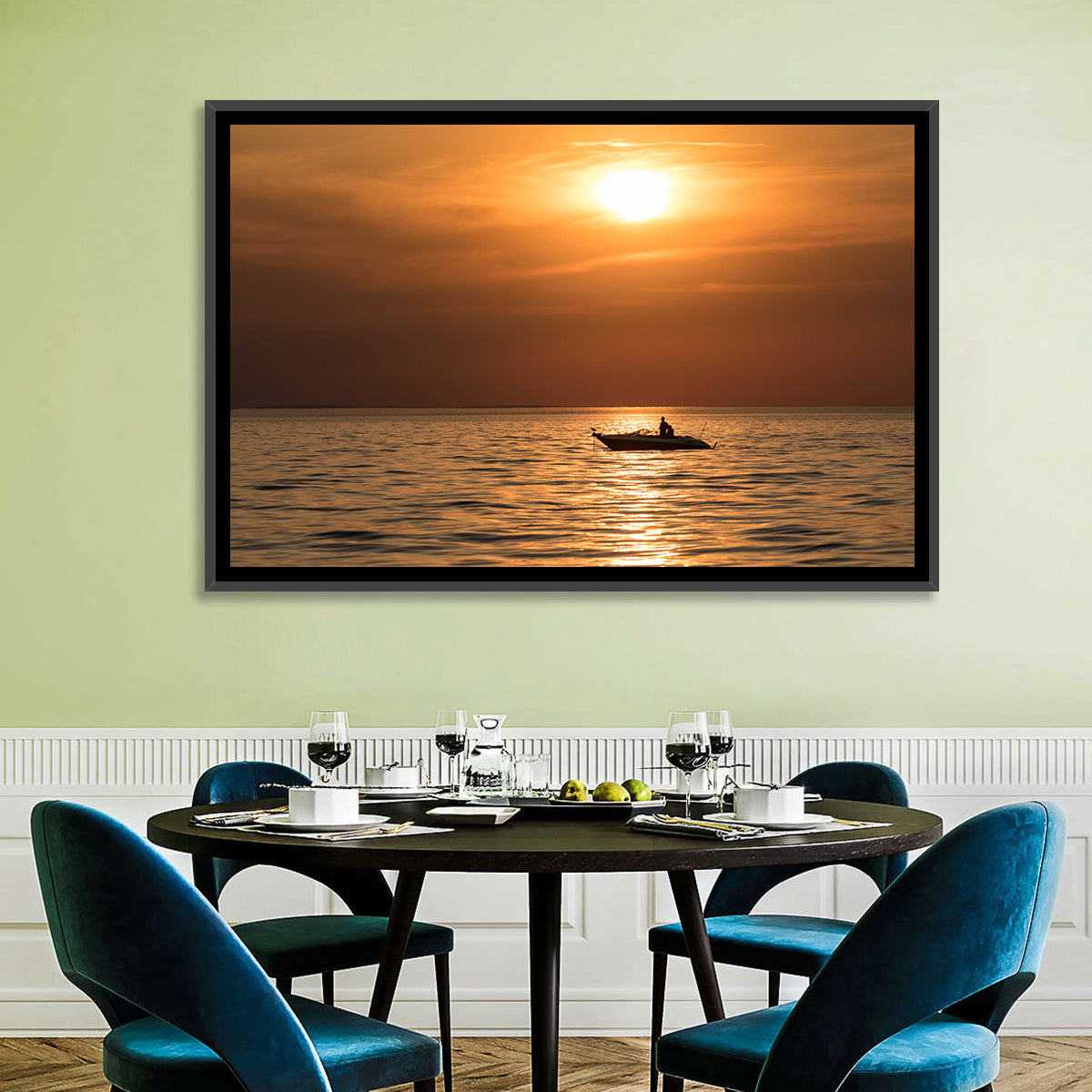 Mille Lacs Lake Sunset Wall Art