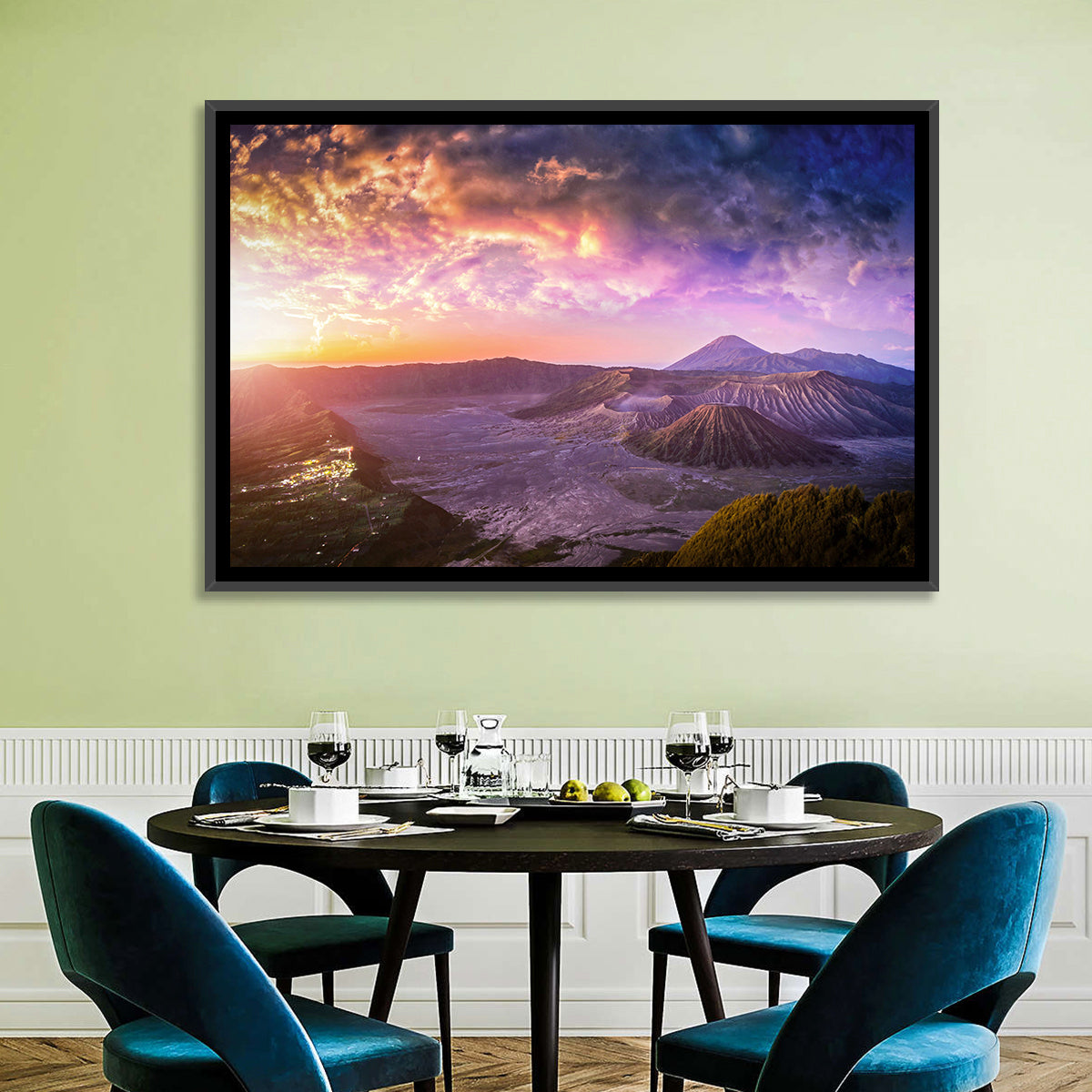 Bromo Volcano Wall Art