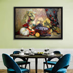 Grapes and Melon Still Life Wall Art