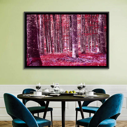 Red Forest Wall Art