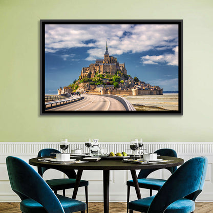 Mont Saint-michel at Low Tide Wall Art
