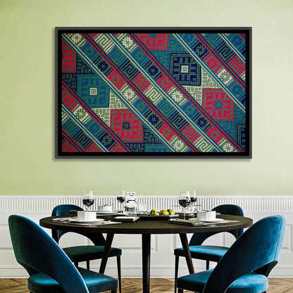 Handwoven Geometric Textile Wall Art