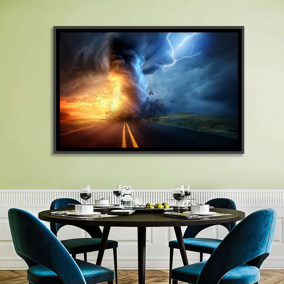 Road to a Twisting Tornado Wall Art