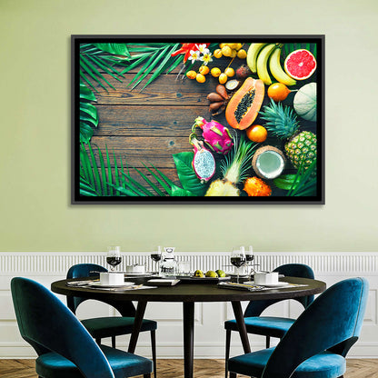 Tropical Fruit Still Life Wall Art