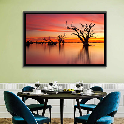 Lake Bonney Sunset Reflections Wall Art