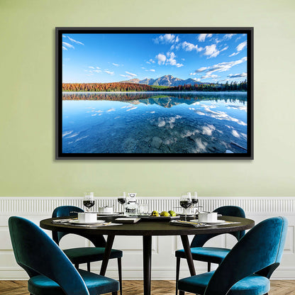 Patricia Lake Autumn Reflection Wall Art