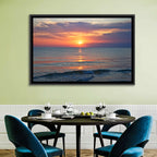 Lake Michigan Sunset Reflection Wall Art