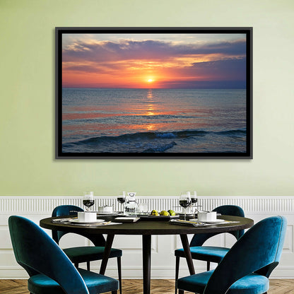 Lake Michigan Sunset Reflection Wall Art