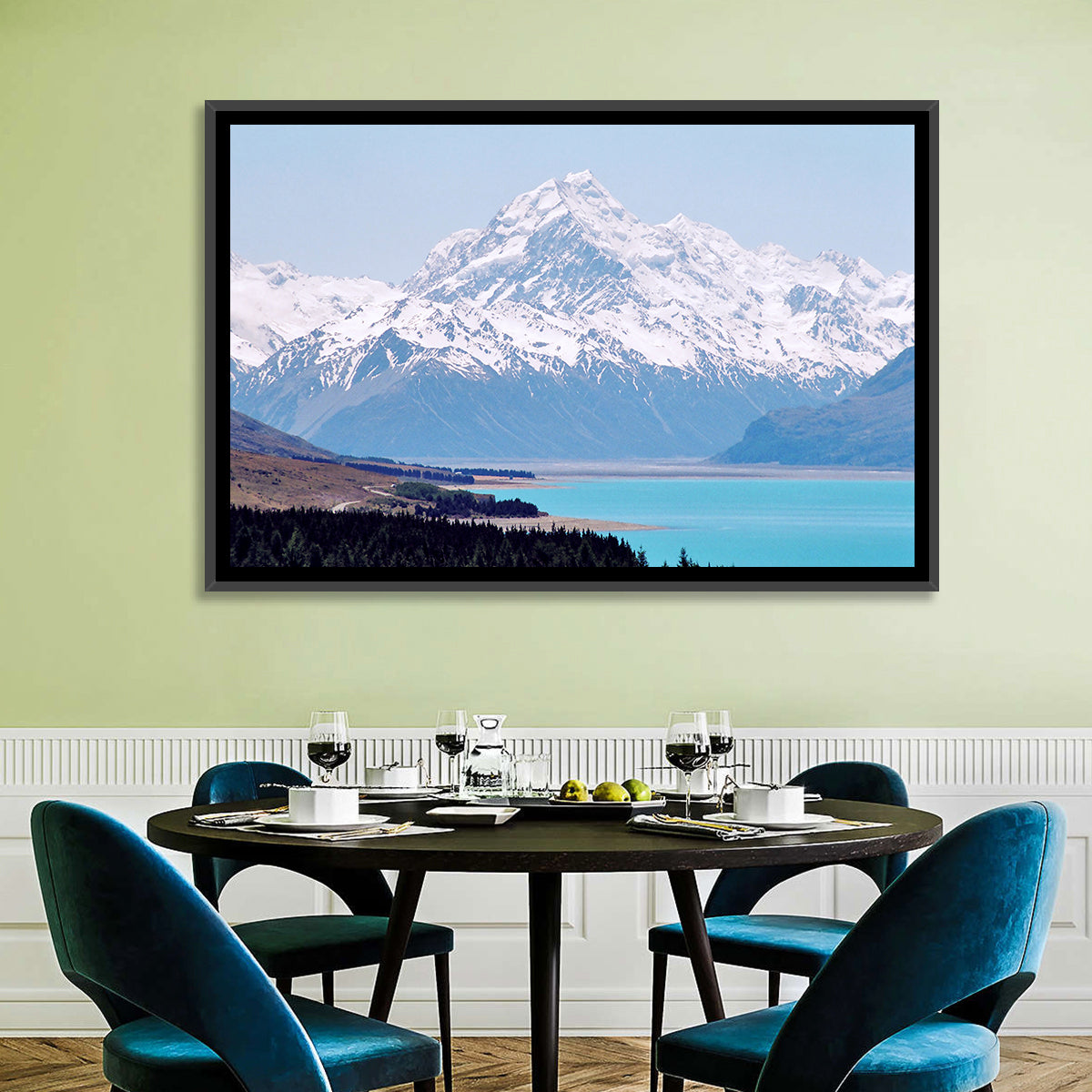 Lake Pukaki and Aoraki Mount Cook Wall Art