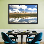 Song Kul Lake Reflection Wall Art