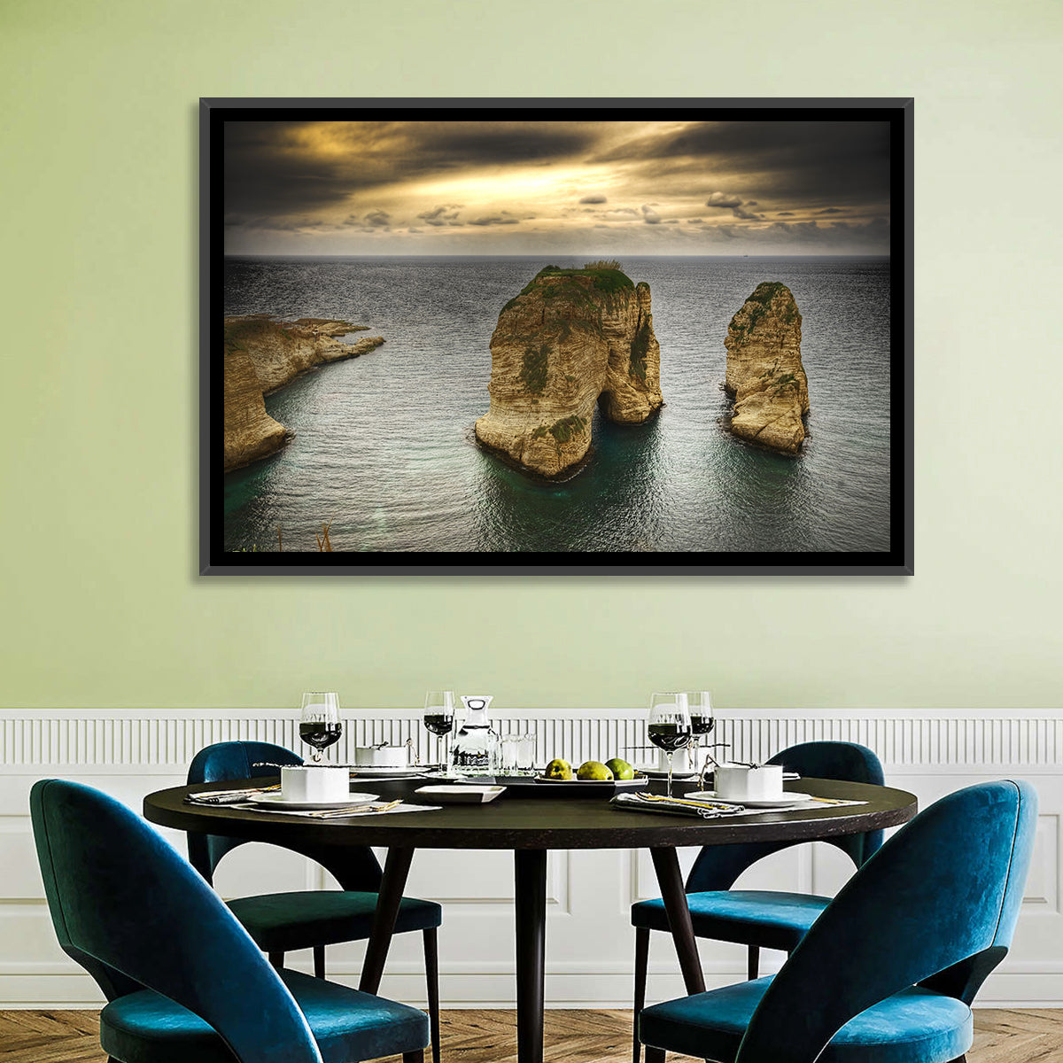 Pigeon Rocks, Raouché Wall Art