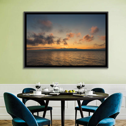 Lake Leman Golden Sunset Wall Art