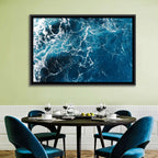 Aerial Sea Texture Wall Art