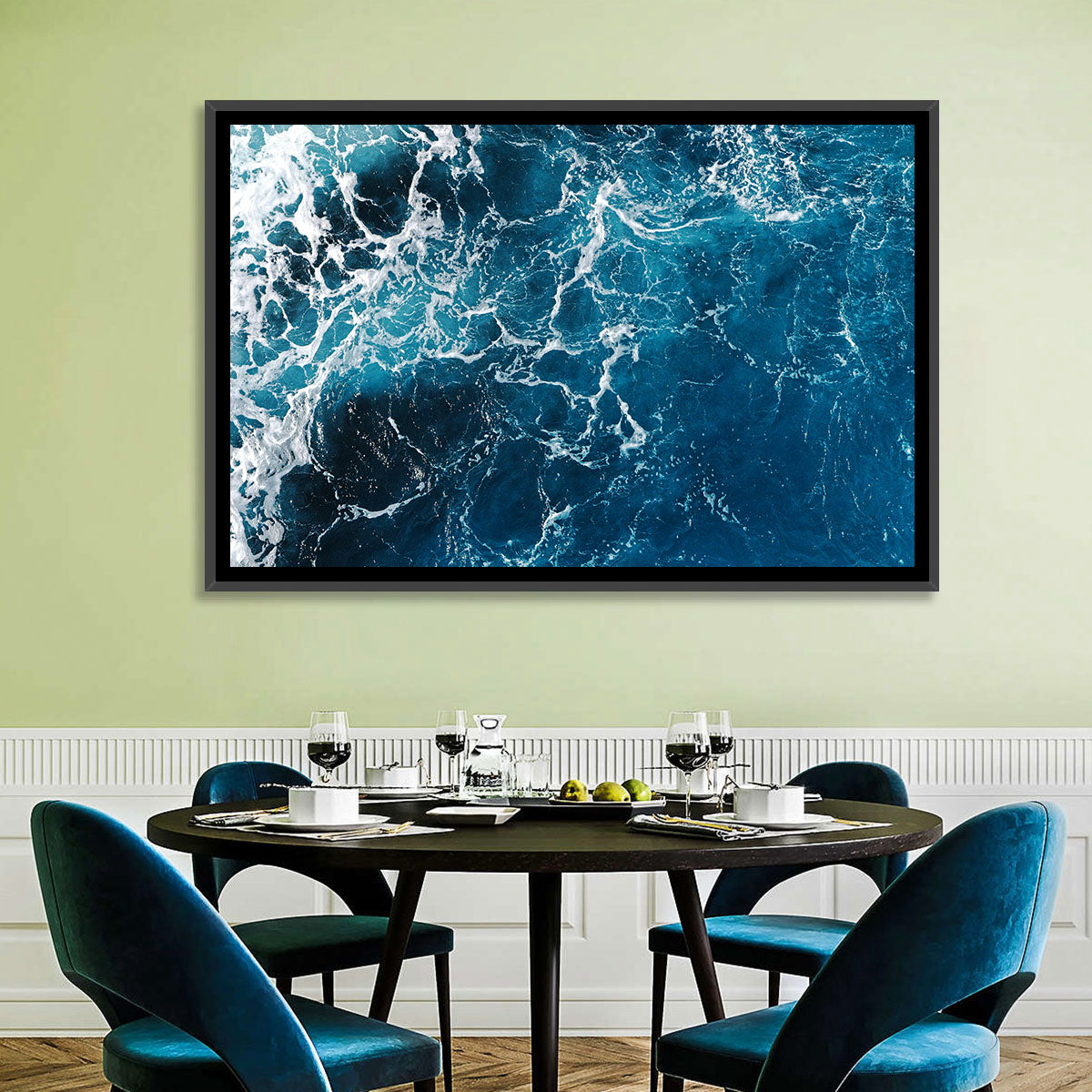 Aerial Sea Texture Wall Art
