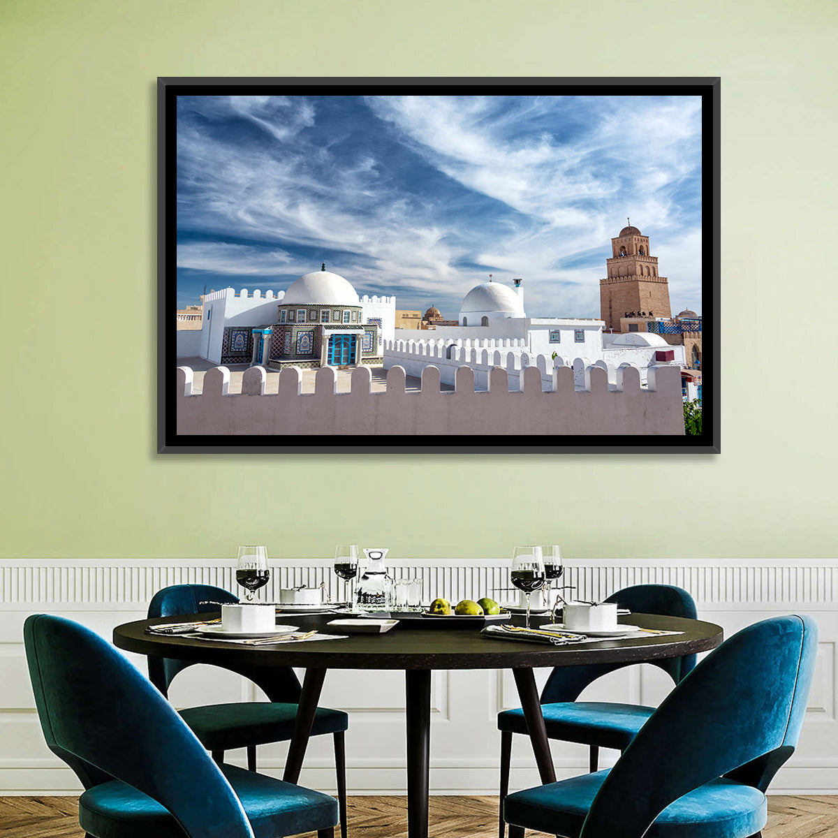 Great Mosque of Kairouan, Tunisia Wall Art in a room, landscape