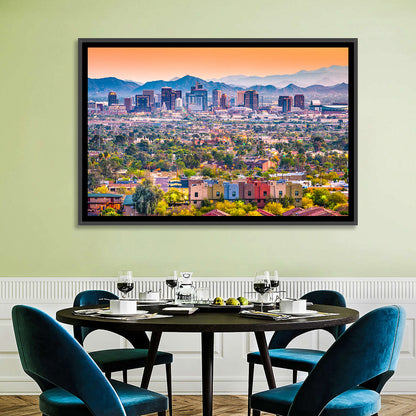 Phoenix Golden Hour Cityscape Wall Art