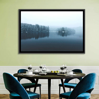 Burr Pond Winter Reflection Wall Art
