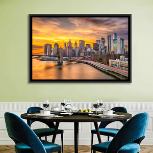 Lower Manhattan Skyline Wall Art