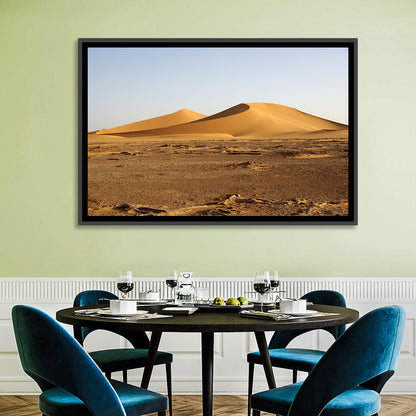 Golden Hour Desert Dunes Wall Art