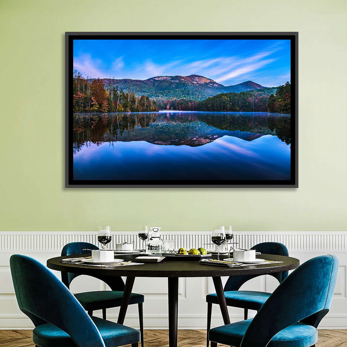 Pinnacle Lake Reflection Wall Art