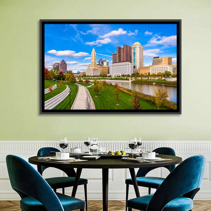 Columbus Skyline Wall Art