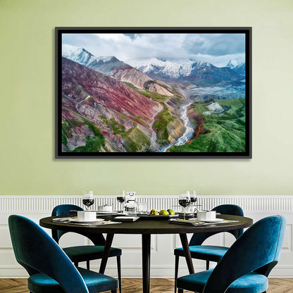 Mount Lenin Glacial Valley Wall Art