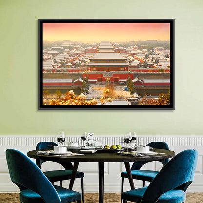 Forbidden City Gateway at Golden Hour Wall Art