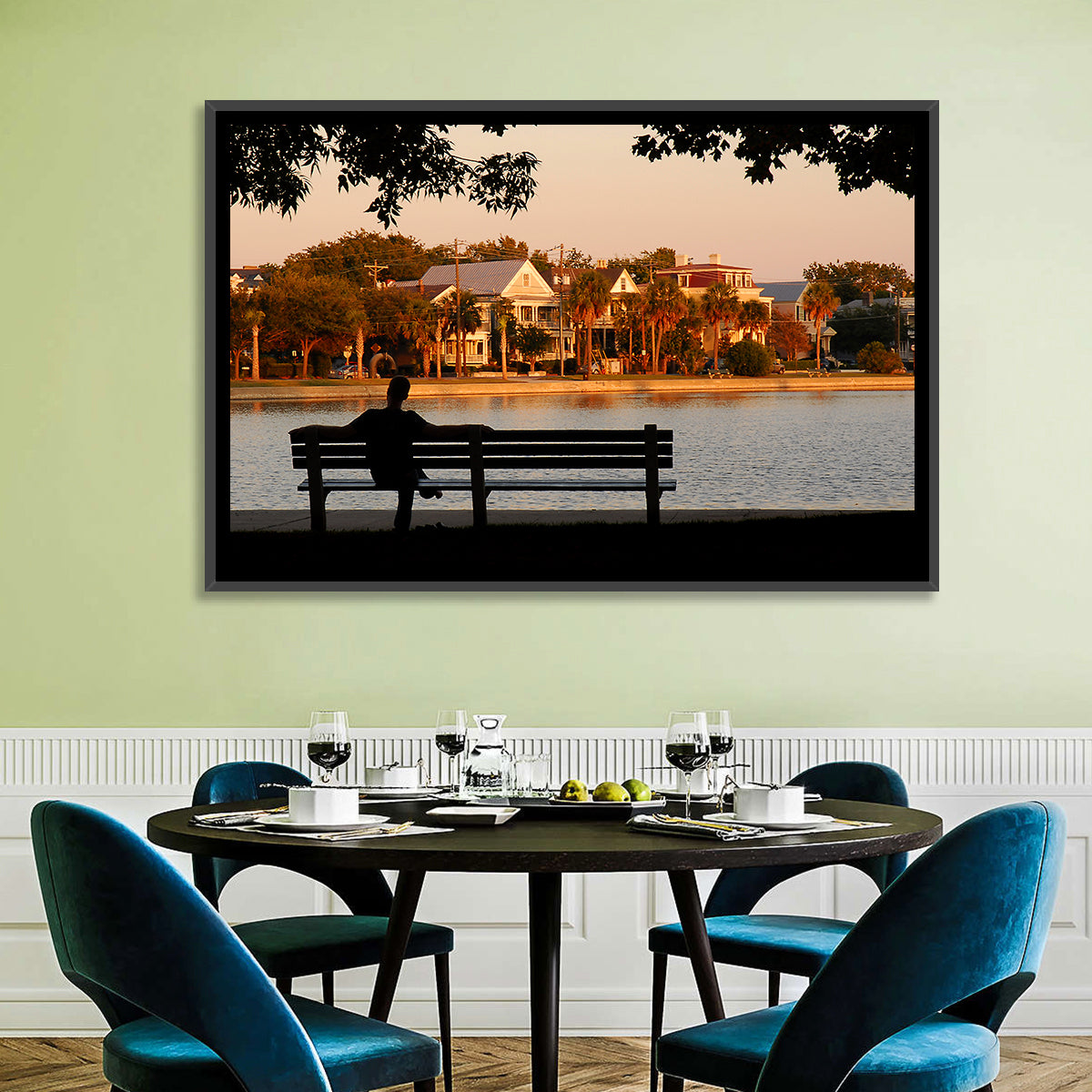 Colonial Lake, Charleston Wall Art