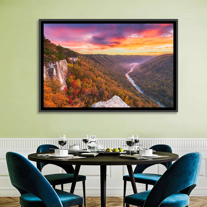 New River Gorge Sunset Wall Art