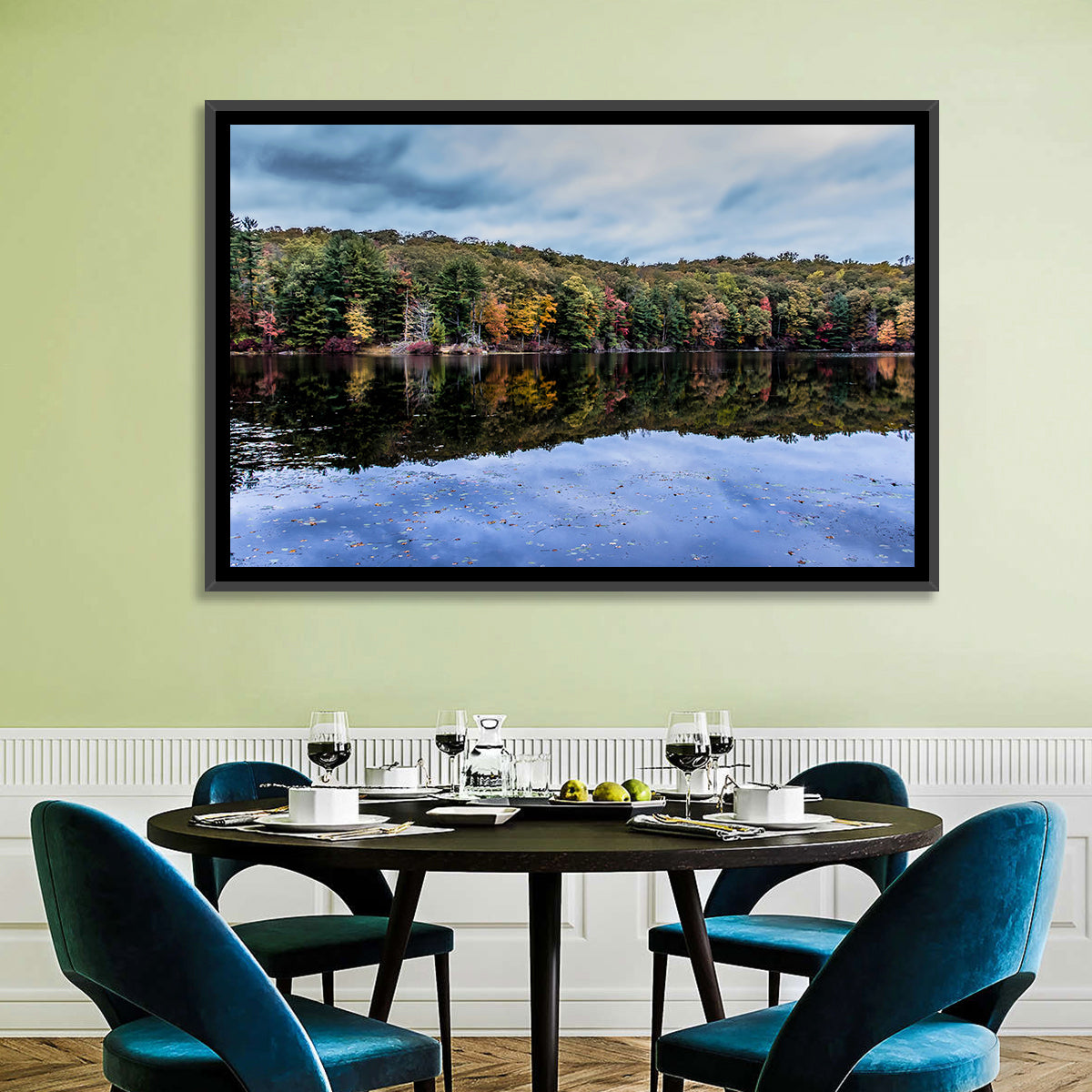 Lake Kanawauke Reflection Wall Art