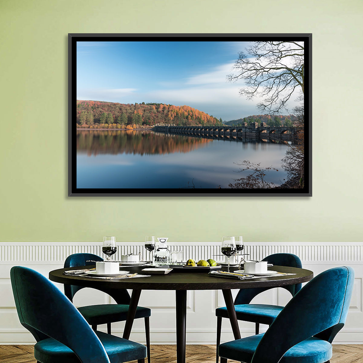 Tranquil Lake Vyrnwy Wall Art