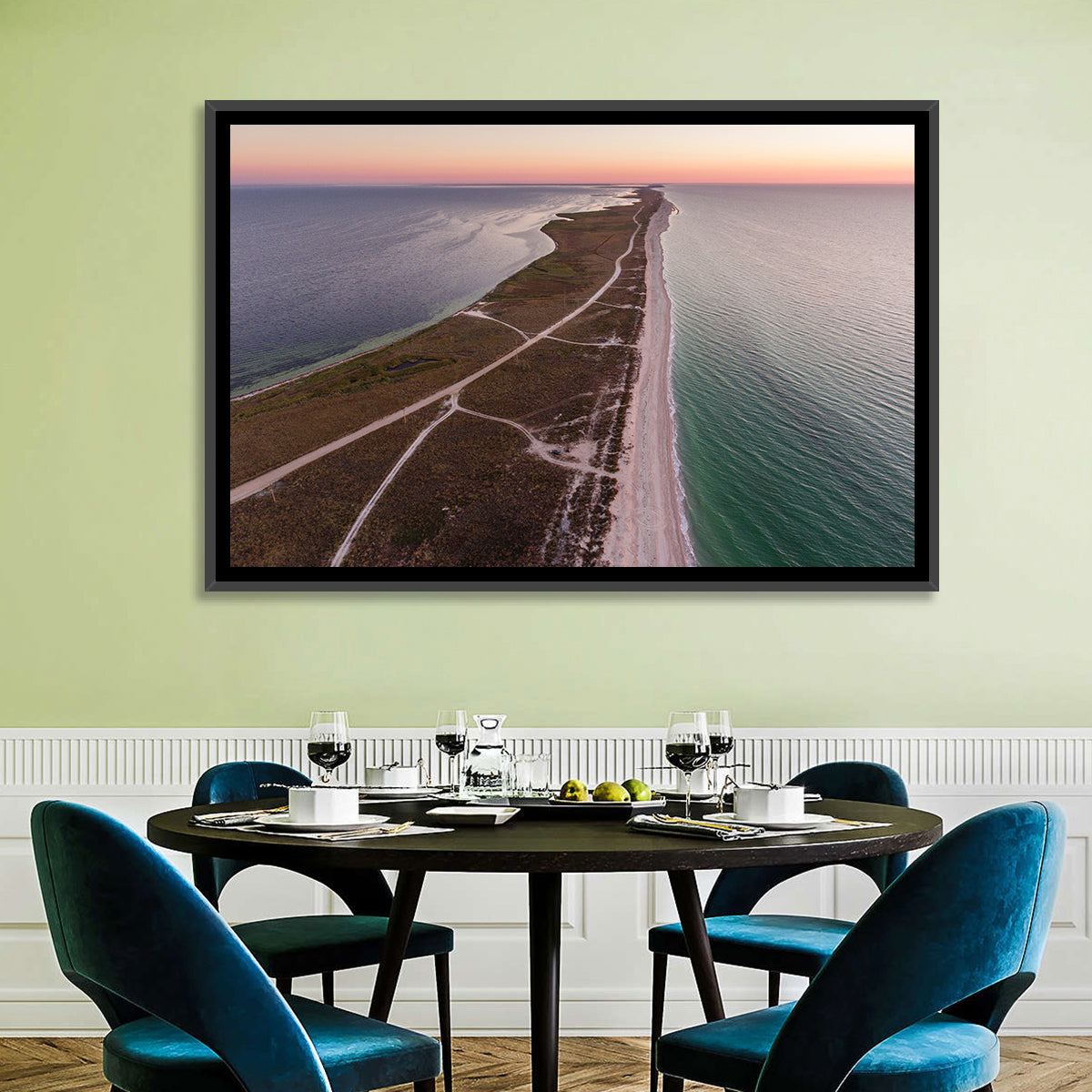 Byriuchyi Island Coastline Wall Art