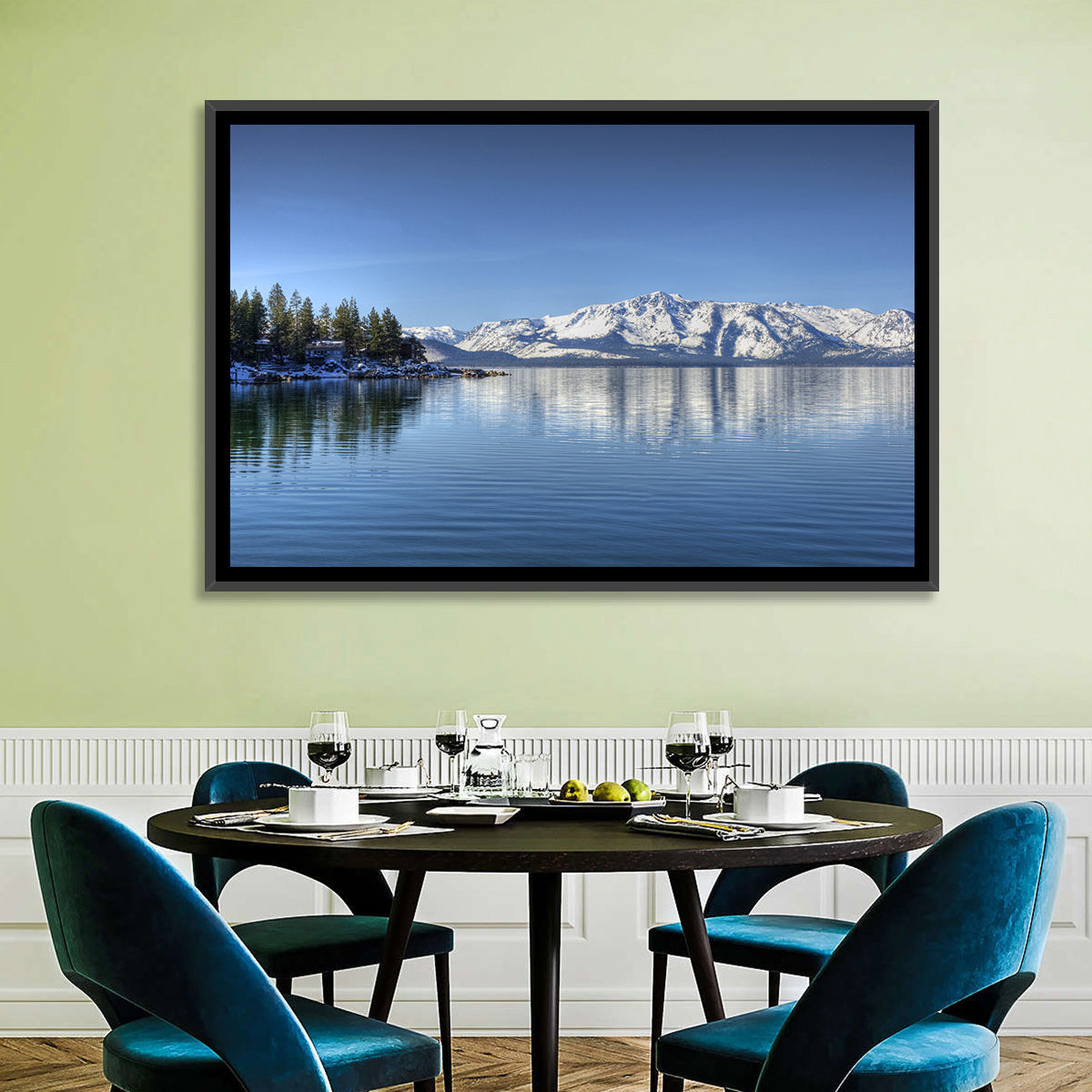 Elk Point Lake Tahoe Reflection Wall Art