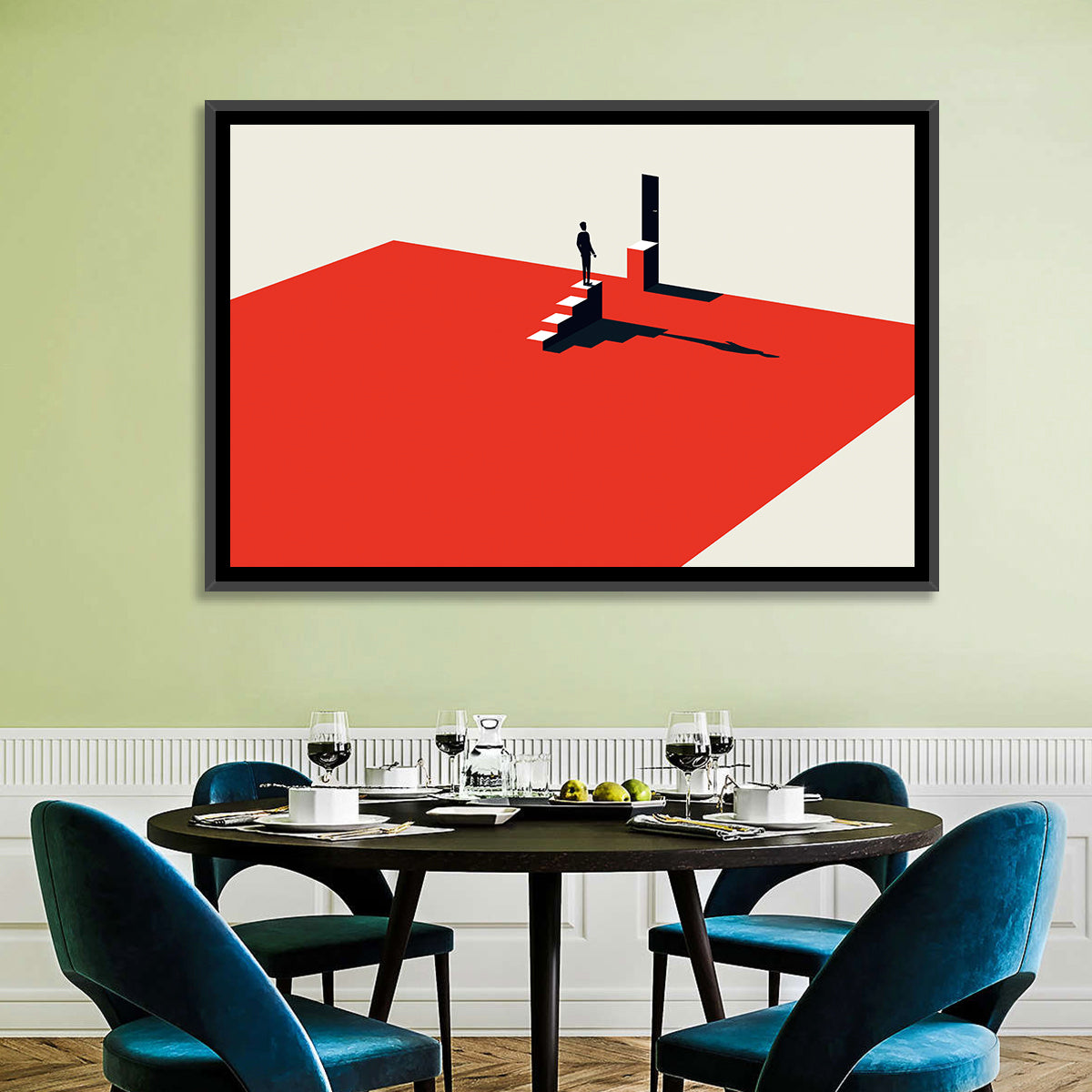 Business Challenges Wall Art in a room, landscape