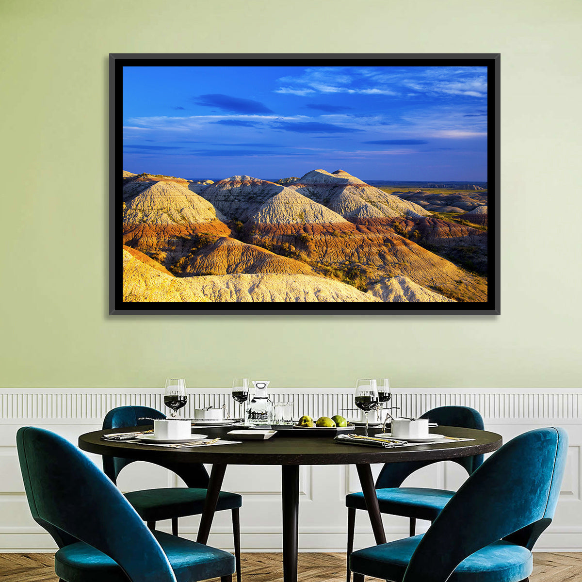 Badlands National Park Golden Hour Wall Art