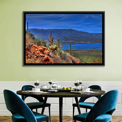 Roosevelt Lake Saguaro Vista Wall Art